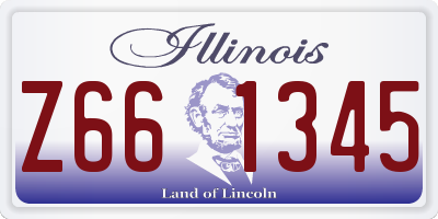 IL license plate Z661345
