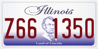 IL license plate Z661350