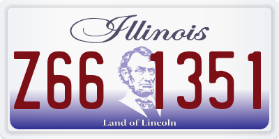 IL license plate Z661351