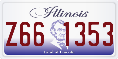 IL license plate Z661353