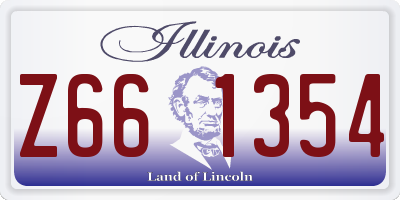 IL license plate Z661354