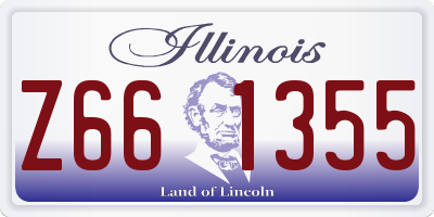 IL license plate Z661355