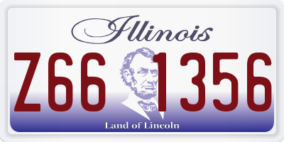 IL license plate Z661356