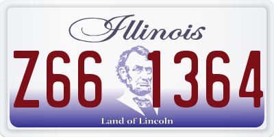 IL license plate Z661364
