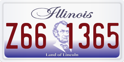 IL license plate Z661365