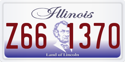 IL license plate Z661370