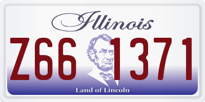 IL license plate Z661371