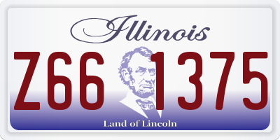 IL license plate Z661375