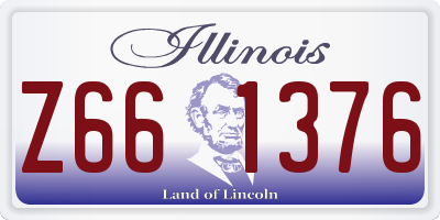 IL license plate Z661376