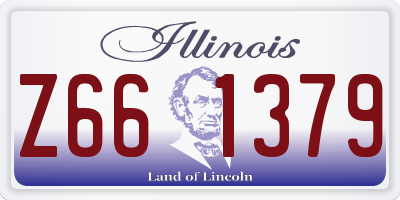 IL license plate Z661379