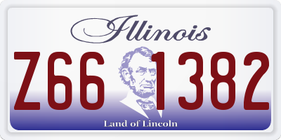 IL license plate Z661382