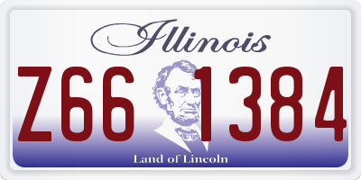 IL license plate Z661384