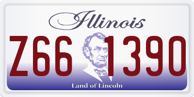 IL license plate Z661390