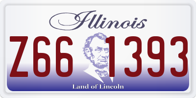 IL license plate Z661393