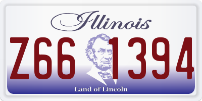 IL license plate Z661394