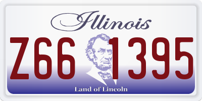 IL license plate Z661395