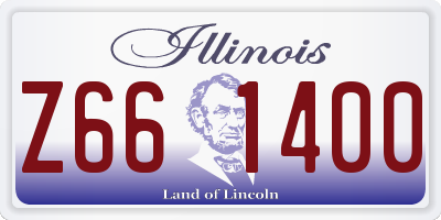 IL license plate Z661400