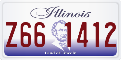 IL license plate Z661412