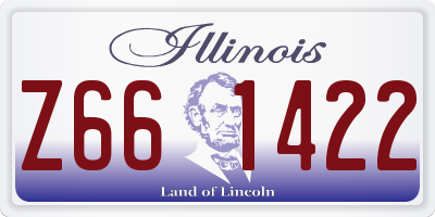 IL license plate Z661422