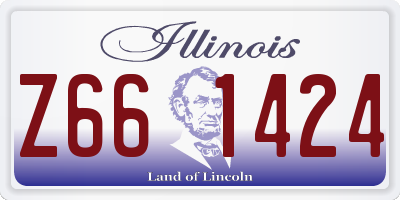 IL license plate Z661424