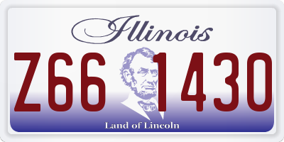 IL license plate Z661430