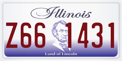 IL license plate Z661431