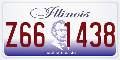 IL license plate Z661438