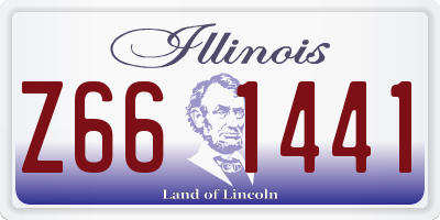 IL license plate Z661441
