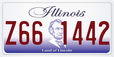 IL license plate Z661442