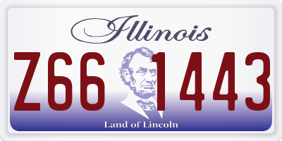 IL license plate Z661443