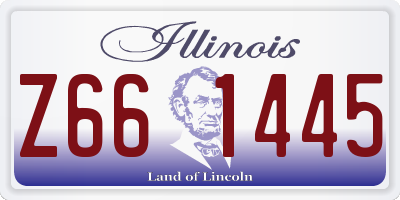 IL license plate Z661445