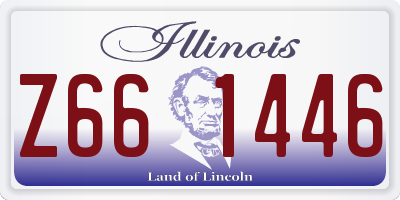 IL license plate Z661446