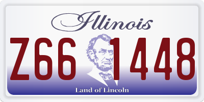 IL license plate Z661448