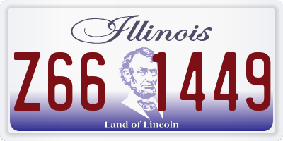 IL license plate Z661449