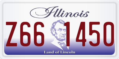 IL license plate Z661450