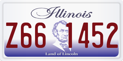 IL license plate Z661452