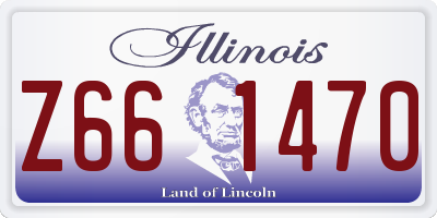 IL license plate Z661470