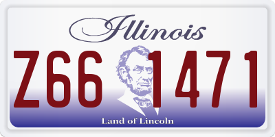 IL license plate Z661471