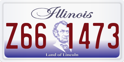 IL license plate Z661473