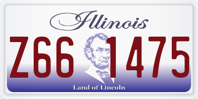 IL license plate Z661475