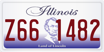 IL license plate Z661482
