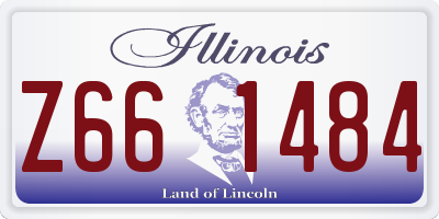 IL license plate Z661484