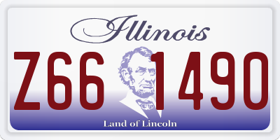 IL license plate Z661490