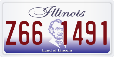 IL license plate Z661491