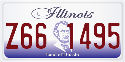 IL license plate Z661495