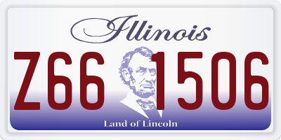 IL license plate Z661506