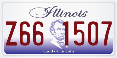 IL license plate Z661507