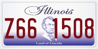 IL license plate Z661508
