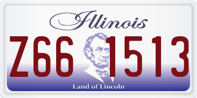 IL license plate Z661513