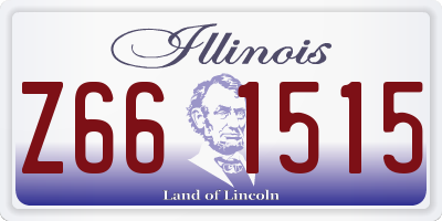 IL license plate Z661515
